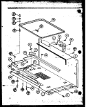 Page 2 Diagram and Parts List for CRR-1225 P7633304M Amana Microwave