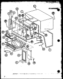 Page 2 Diagram and Parts List for RS40 P7733206M Amana Microwave