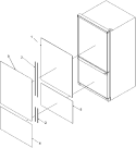 Part Location Diagram of 10096954 Whirlpool PANEL-ALMOND