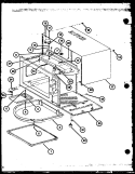 Page 3 Diagram and Parts List for ML451T P7680404M Amana Microwave