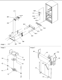 Evaporator & Freezer Control Diagram and Parts List for BX518VE P1324301W E Amana Refrigerator