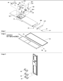 Freezer Door Diagram and Parts List for SBDE522VW P1320305W W Amana Refrigerator