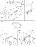 Deli, Shelves, Crisper and Accessories Diagram and Parts List for SBDE522VW P1320305W W Amana Refrigerator