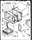 Page 2 Diagram and Parts List for RS60 P7766507M Amana Microwave
