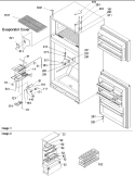 Part Location Diagram of 10448502 Whirlpool Hinge Shim