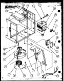 Page 3 Diagram and Parts List for WM614 P7766502M Amana Microwave