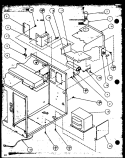 Page 4 Diagram and Parts List for WM614 P7766502M Amana Microwave