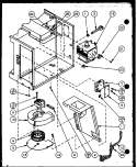 Page 3 Diagram and Parts List for CRS457P P7769505M Crosley Microwave