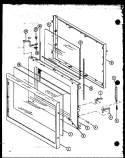 Page 1 Diagram and Parts List for ML446P P7680406M Amana Microwave