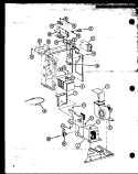 Page 3 Diagram and Parts List for ML446P P7680406M Amana Microwave