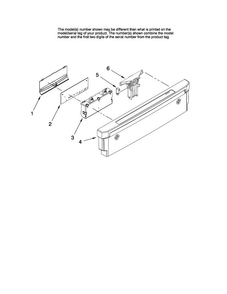 Control Panel Parts Diagram and Parts List for MDBH955AWS0  Maytag Dishwasher