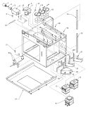 CHASSIS ASSEMBLY PARTS 3 Diagram and Parts List for KFC1 P1198622M Amana Microwave
