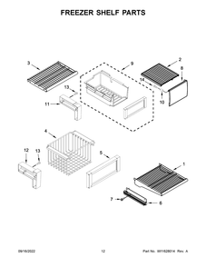 Part Location Diagram of W11452359 Whirlpool PAN-ICE