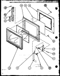 Page 1 Diagram and Parts List for CRS415T P7769510M Crosley Microwave