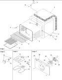 Cavity Diagram and Parts List for ARTC712ECC P1143815NCC Amana Range
