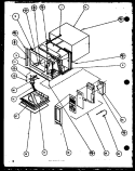 Page 2 Diagram and Parts List for MW41 P7766511M Amana Microwave