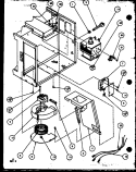Page 3 Diagram and Parts List for MW41 P7766511M Amana Microwave