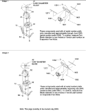 Evaporator Fan Shroud & Motor Assemblies Diagram and Parts List for ARS9168AB PARS9168AB0 Amana Refrigerator