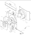 Fan and Control Assy Diagram and Parts List for RC05090M1DR  Amana Air Conditioner