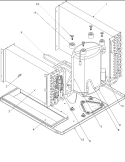 Evaporator, Condenser and Compressor Diagram and Parts List for REF18090C5ER RE REF18090C5ER C Amana Air Conditioner