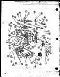 Page 4 Diagram and Parts List for RMC720 P7800002M Amana Microwave
