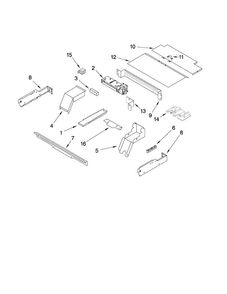 Top Venting Parts Diagram and Parts List for MEW7630WDW01  Maytag Wall Oven