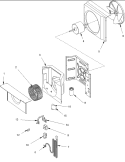 Fan and Control Assy Diagram and Parts List for RC07090A1D REV RC07090A1D A Amana Air Conditioner