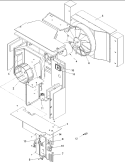 Center Partition Assy and Controls Diagram and Parts List for RC24087C2D  Amana Air Conditioner