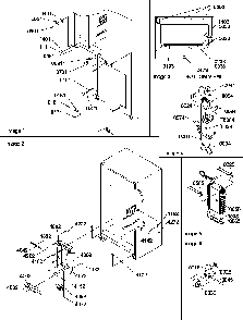 Drain Systems, Rollers, And Evaporator Assy Diagram and Parts List for SR520SW-P1183002WW  Amana Refrigerator