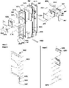 Freezer Door Diagram and Parts List for SBDX520TW-P1313202WW  Amana Refrigerator