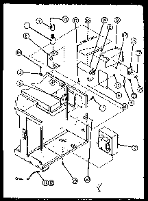 Non Illustrated Parts Diagram and Parts List for MPS229-10 MN01 Caloric Microwave