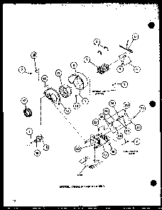 Section 7 Diagram and Parts List for LE3502W-P1118306WW  Amana Dryer