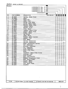 Base & Drive Page 2 Diagram and Parts List for 6743B  Norge Washer