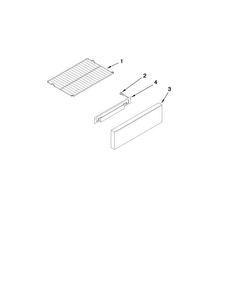Drawer And Rack Parts Diagram and Parts List for JDS9860CDB01  Jenn-Air Range