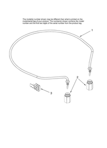 Heater Parts Diagram and Parts List for MDBH955AWS40  Maytag Dishwasher