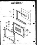 Part Location Diagram of R0853516 Whirlpool Assy, door