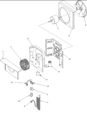 Center Partition Assy and Controls Diagram and Parts List for RC10091A1D REV RC10091A1D A Amana Air Conditioner