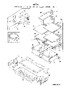 Shelves Diagram and Parts List for 2537034941G  Kenmore Refrigerator