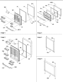 Door Assy Diagram and Parts List for BC21VC P1325004W C Amana Refrigerator