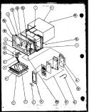 Page 2 Diagram and Parts List for R311T P1104403M Amana Microwave