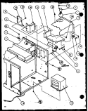 Page 4 Diagram and Parts List for R311T P1104403M Amana Microwave