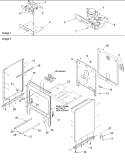Cabinet Diagram and Parts List for ARTC7511 E P1143660N E Amana Range