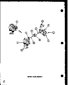 Section 1 Diagram and Parts List for LWD250 P7762107W W Amana Washer