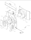 Fan and Control Assy Diagram and Parts List for AC06090M1D P1225020R Amana Air Conditioner