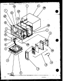 Page 2 Diagram and Parts List for MW43 P1104410M Amana Microwave