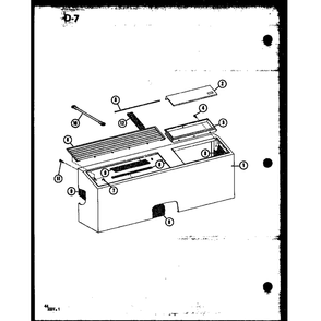 Diagram 3 Diagram and Parts List for 915-5E35S P76120-6R Amana Air Conditioner
