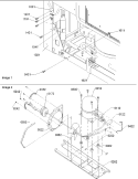 MACHINE COMPARTMENT Diagram and Parts List for BB20VW P1321301W W Amana Refrigerator