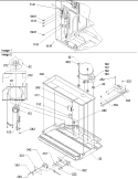 Machine Compartment Diagram and Parts List for ARB2109ACR PARB2109AC1 Amana Refrigerator