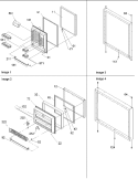 Door Assy Diagram and Parts List for ARB2109ACR PARB2109AC1 Amana Refrigerator