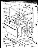 Page 2 Diagram and Parts List for RRL-10A P7475101M Amana Microwave